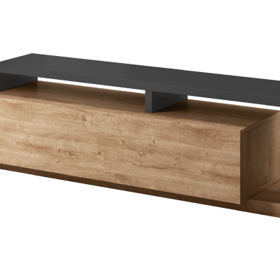 Designer-Fernsehtisch KIBOU, Eiche Ribbec