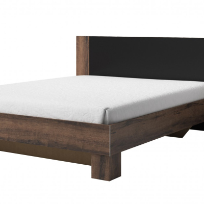 Bett mit Nachttischen BEATA 160x200, Eiche Monastery