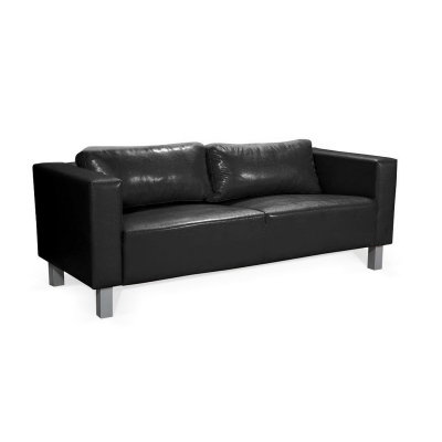 Bequemes Sofa GIZELA, schwarz