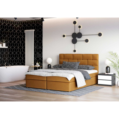 Designbett WALLY 180x200, Gelb