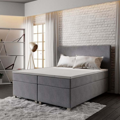 Boxspringbett ASSAR 180x200, Grau