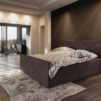 Polsterbett VASILISA IV 180x200, Braun