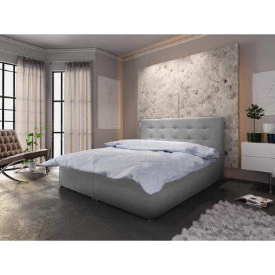 Modernes Bett mit Stauraum STIG I 160x200, grau