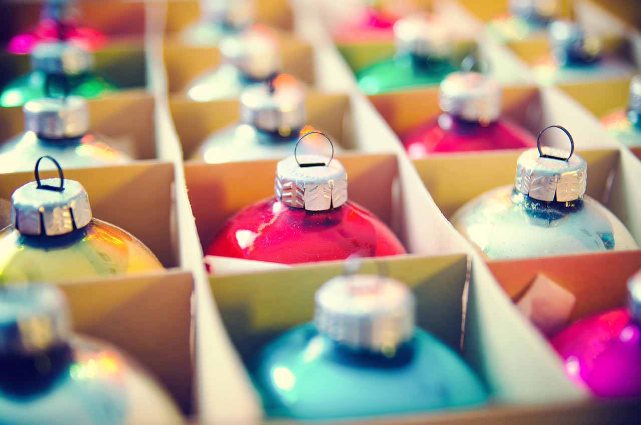 Sogar Weihnachtsdekorationen brauchen einen sicheren Ort, an dem sie die meiste Zeit des Jahres auf den Advent warten können