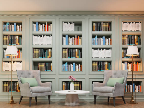 Bücher als Dekoration: Haben Sie schon den Begriff 